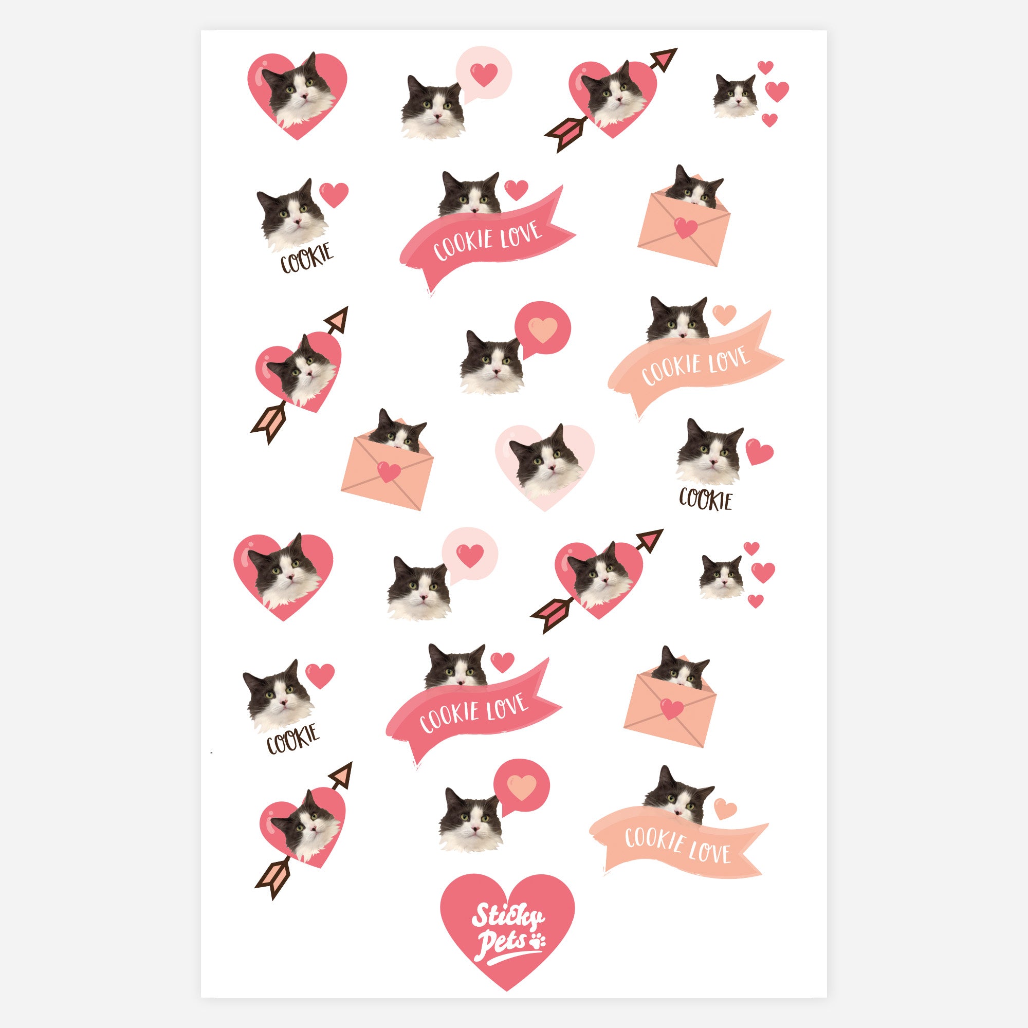 Love Your Pet Personalised Stickers