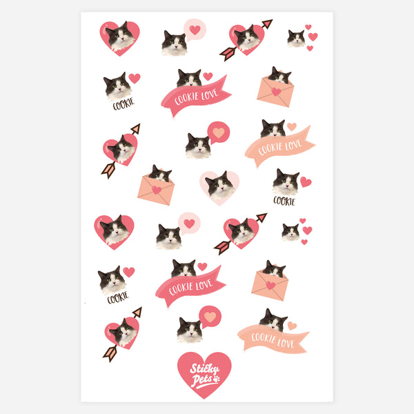 Love Your Pet Personalised Stickers